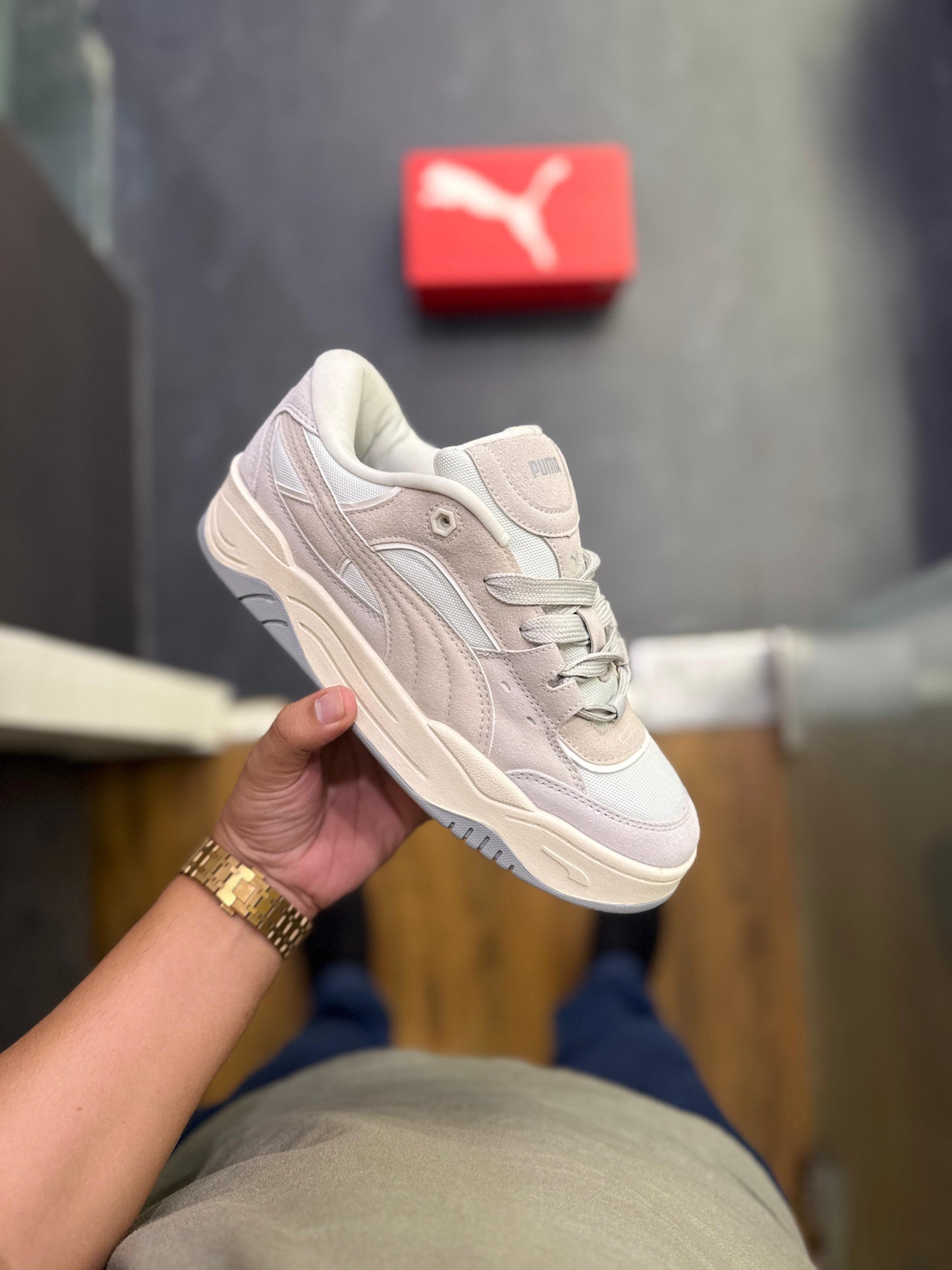PUMA SUEDE 180 WHITE