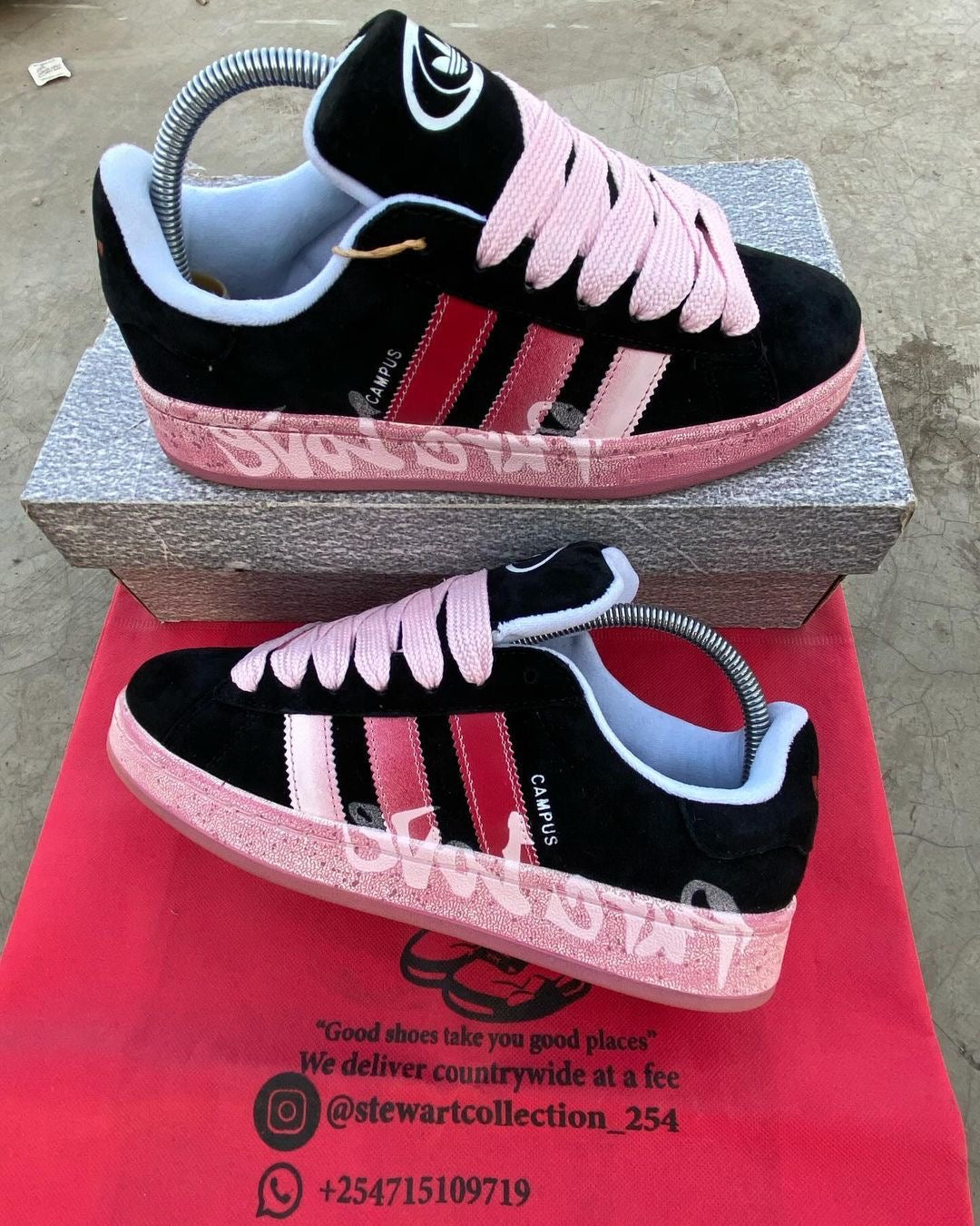 ADIDAS ORIGINALS CAMPUS 00s 2024 BLACK PINK